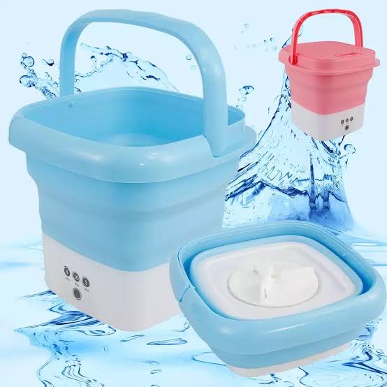 MINI LAVADORA PORTÁTIL PLEGABLE CON CENTRIFUGADO