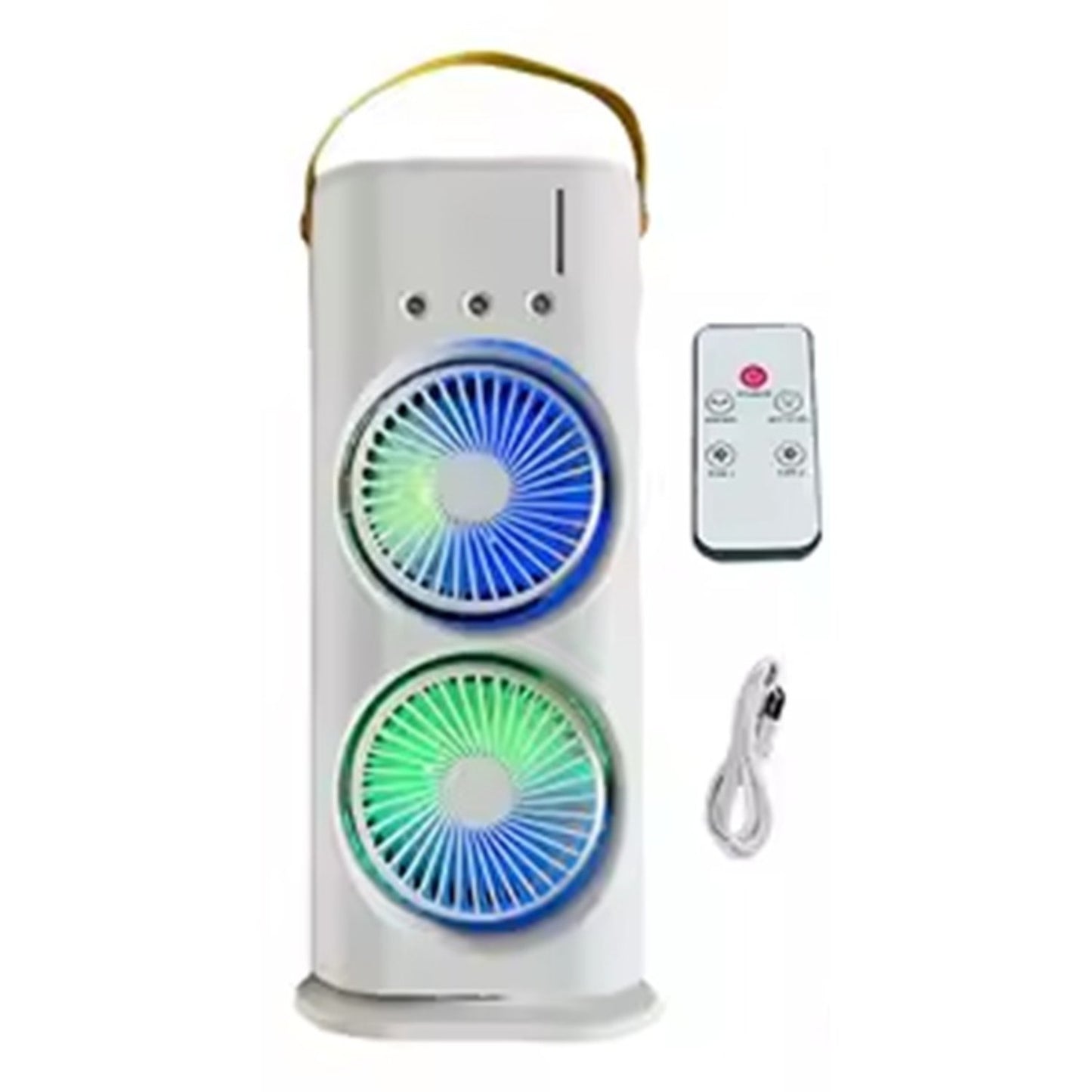 VENTILADOR DOBLE AIRE FRIO Y HUMIDIFICADOR
