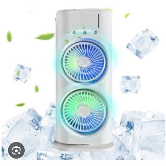 VENTILADOR DOBLE AIRE FRIO Y HUMIDIFICADOR